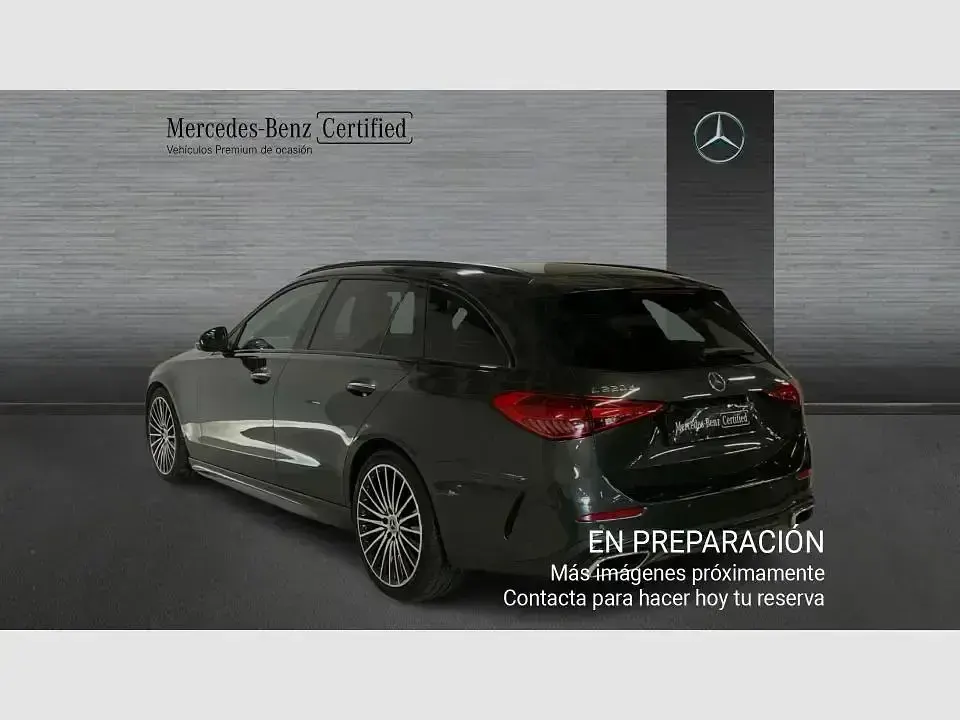 Usado Mercedes C220 200 CV (147 kW) 2022 Gris Familiar