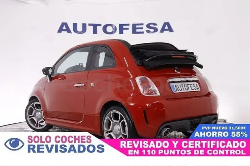 Usado Abarth 500C 140 CV (102 kW) 2016 Rojo Descapotable