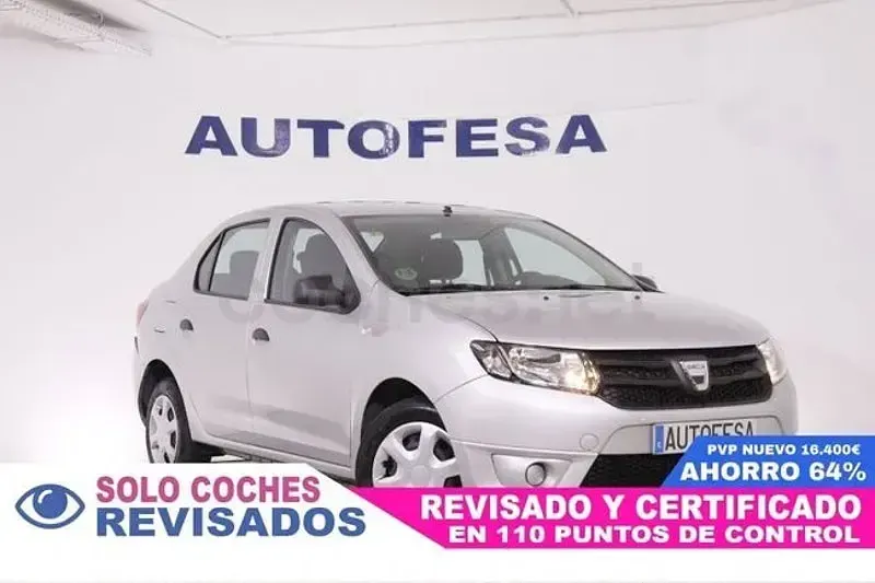 Usado Dacia Logan Ambiance 75 CV (55 kW) 2014 Blanco Berlina