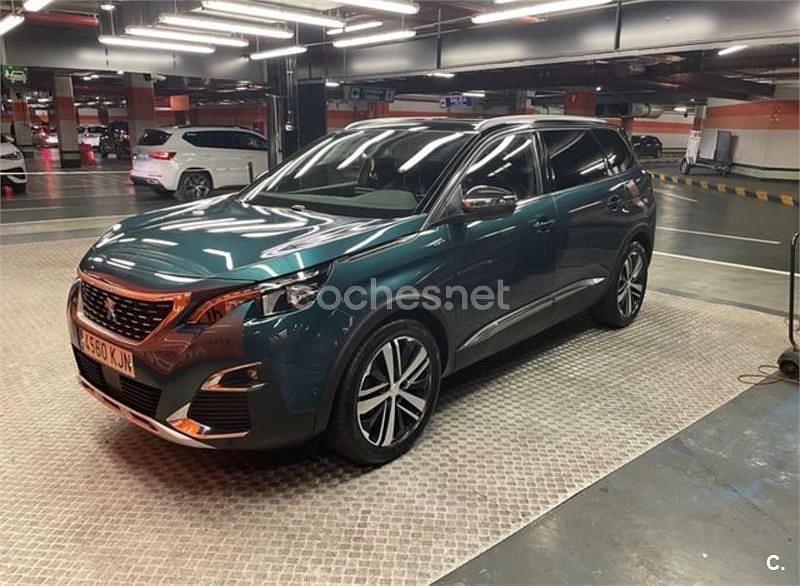 Usado Peugeot 5008 GT-line 180 CV (132 kW) 2018 Verde SUV