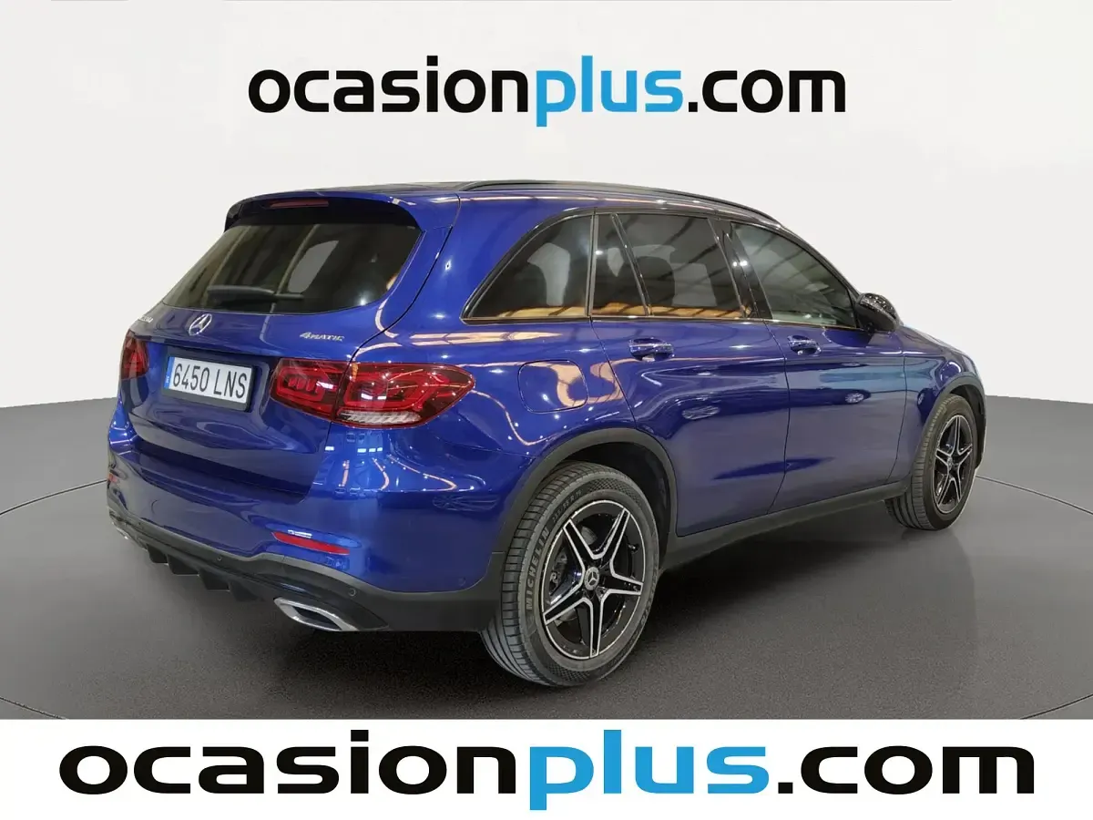 Usado Mercedes GLC220 AMG 194 CV (142 kW) 2021 Azul SUV