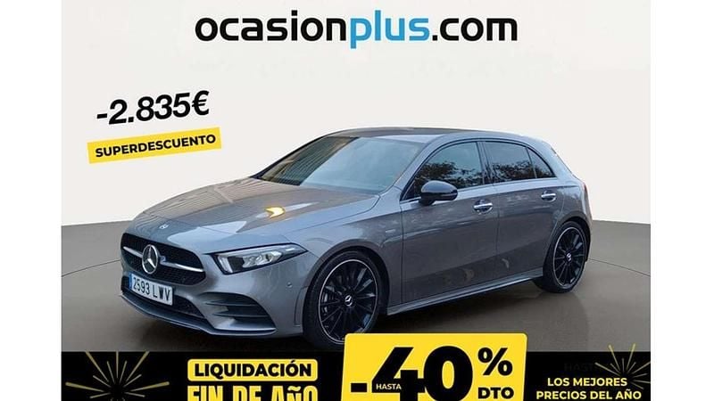Plateado Usado 2022 Mercedes A200 Utilitario | 28.355 € (Precio justo) - Imagen 1/4