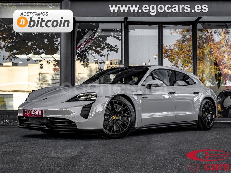 Gris Usado 2022 Porsche Taycan GTS Sport Turismo Berlina | 99.999 € - Imagen 1/4