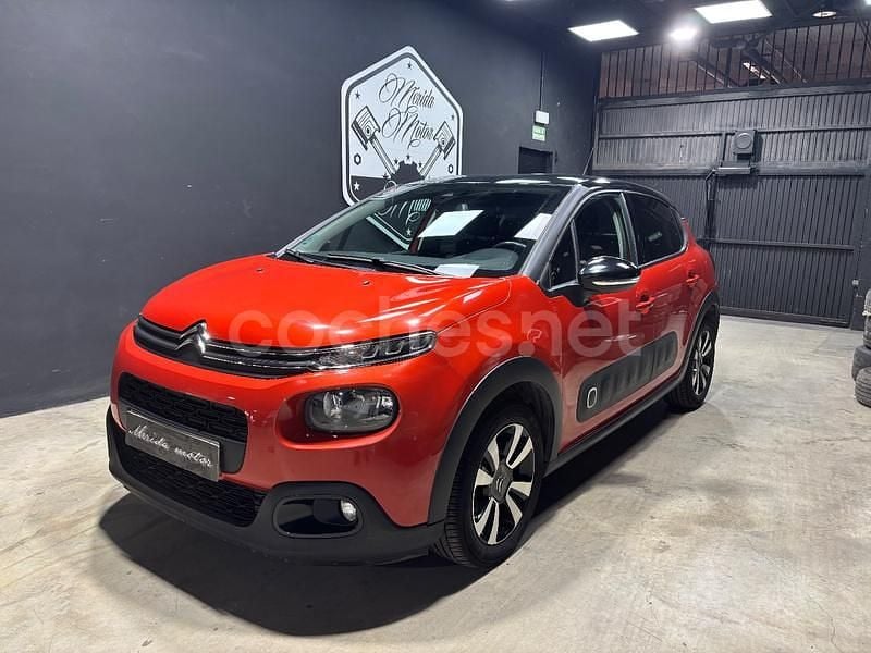 Rojo Usado 2019 Citroën C3 PureTech Berlina | 9900 € (Precio justo) - Imagen 1/4