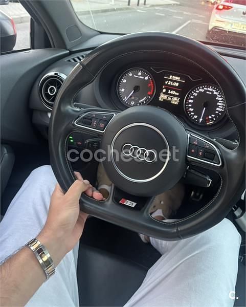 Usado Audi S3 300 CV (220 kW) 2014 Negro Berlina