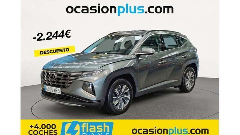 Gris Usado 2023 Hyundai Tucson SUV | 22.446 € (Precio justo) - Imagen 1/4