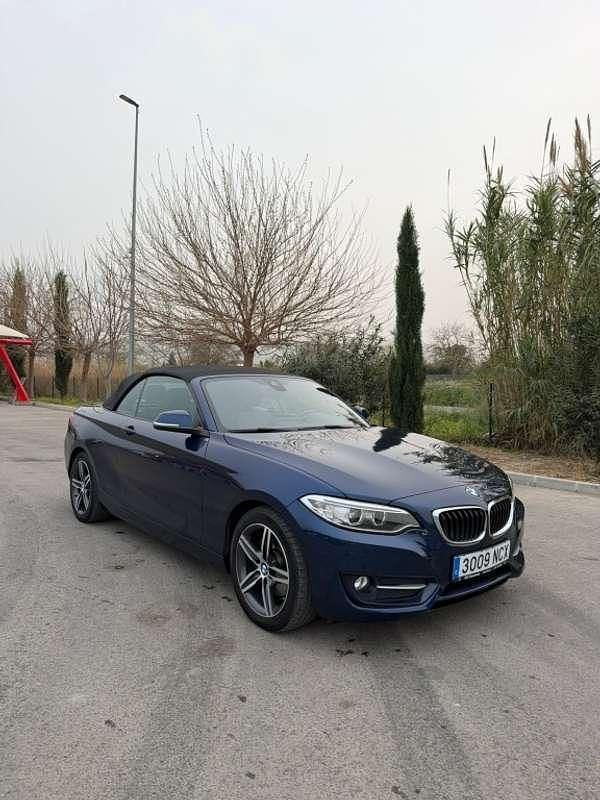 Usado BMW 220 Sport Line 190 CV (139 kW) 2016 Azul Descapotable