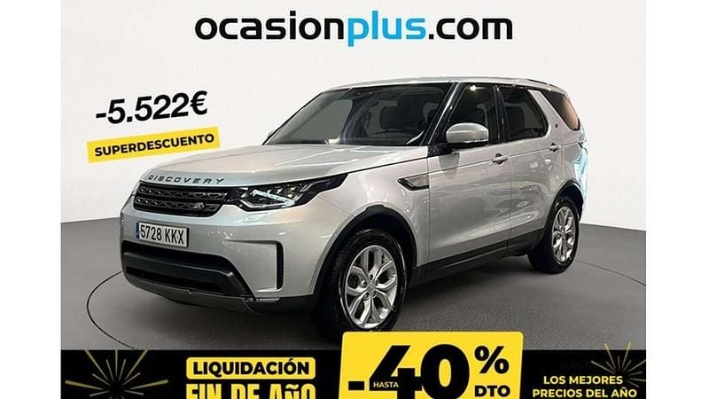 Plateado Usado 2018 Land Rover Discovery 5 SE SUV | 27.378 € (Super precio) - Imagen 1/4