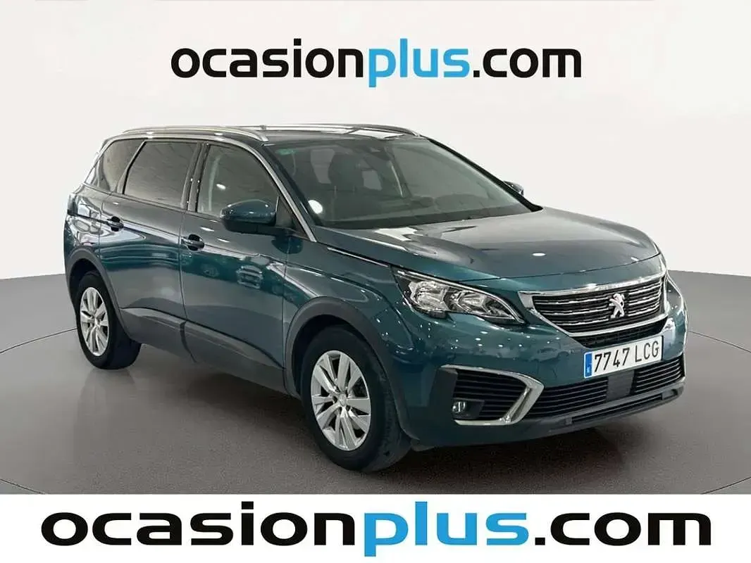 Usado Peugeot 5008 Active 131 CV (96 kW) 2019 Verde SUV