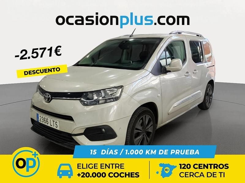 Gris / plata Usado 2021 Toyota Proace Verso Advance Familiar | 22.790 € (Precio justo) - Imagen 1/4