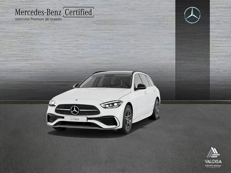 Blanco Usado 2022 Mercedes C300 AMG line Familiar | 43.400 € (Un poco caro) - Imagen 1/4