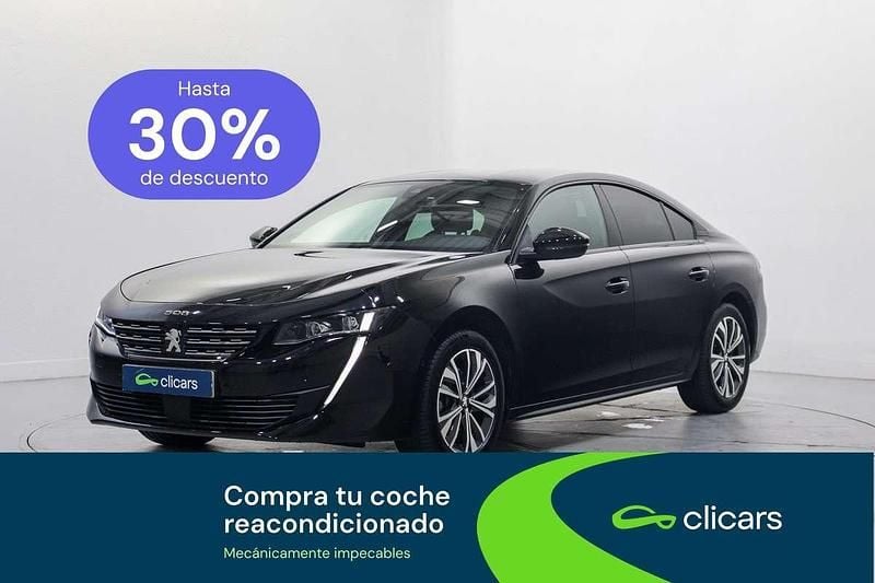 Usado Peugeot 508 Allure 131 CV (96 kW) 2022 Negro Berlina