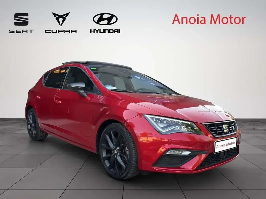 Usado Seat Leon ST FR 150 CV (110 kW) 2020 Rojo Familiar