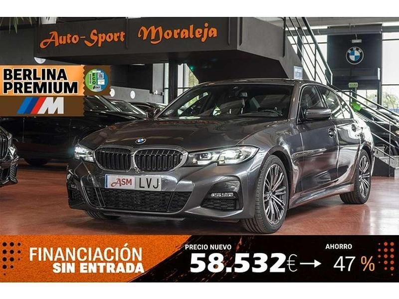 Gris Usado 2021 BMW 320 Sport Line Berlina | 28.400 € (Precio justo) - Imagen 1/4