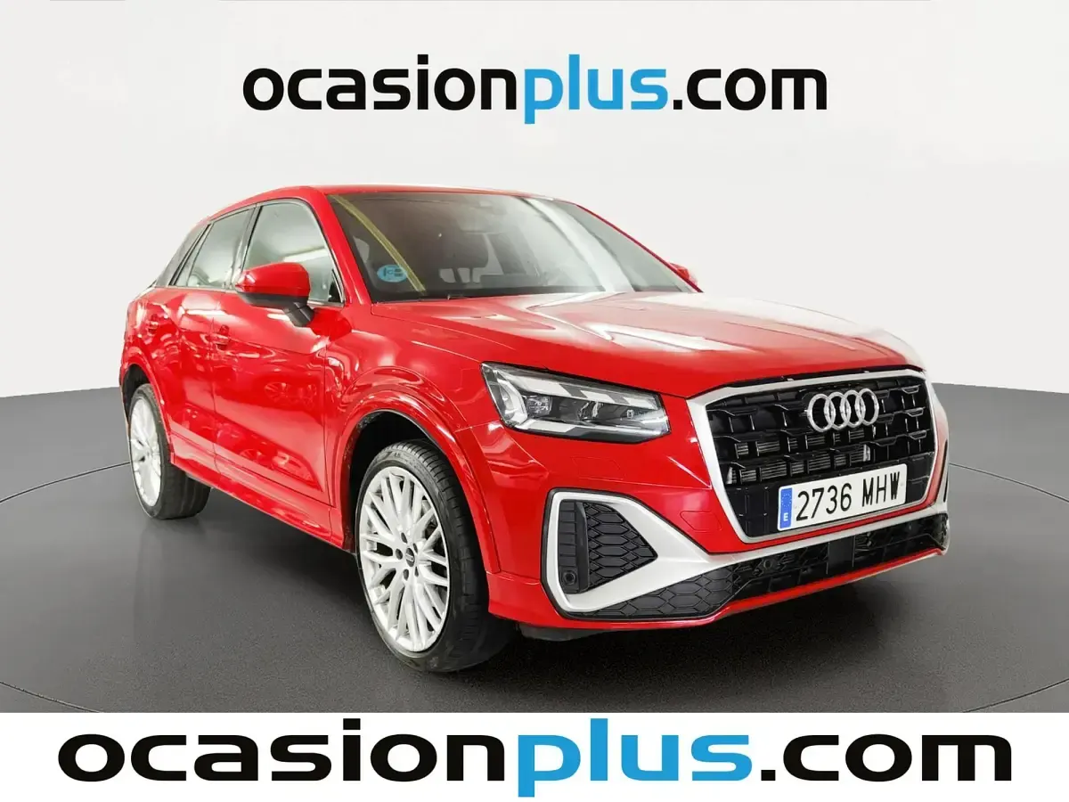 Usado Audi Q2 S-Line 150 CV (110 kW) 2023 Rojo SUV