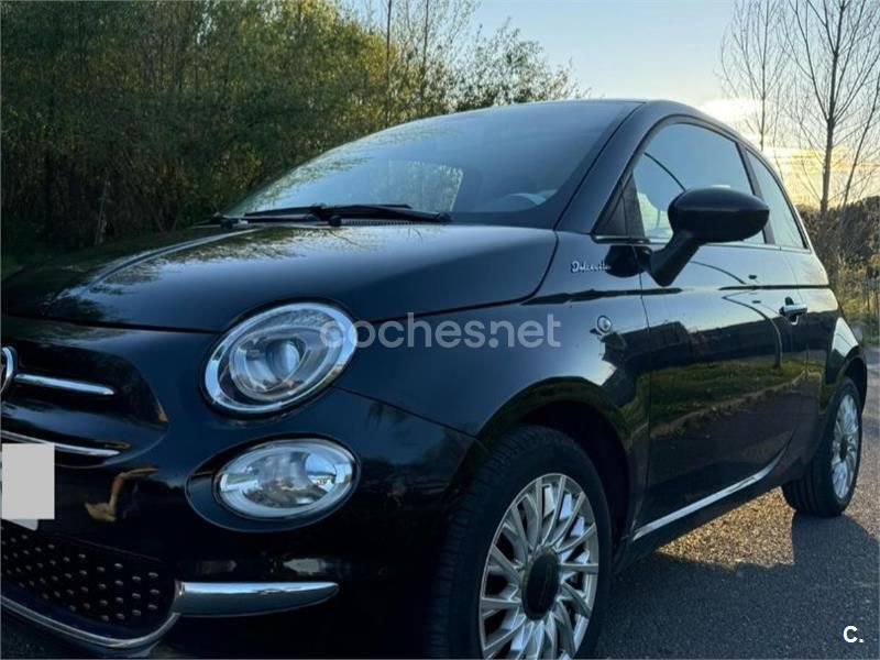 Negro Usado 2021 Fiat 500 Dolcevita Berlina | 13.700 € (Caro) - Imagen 1/4