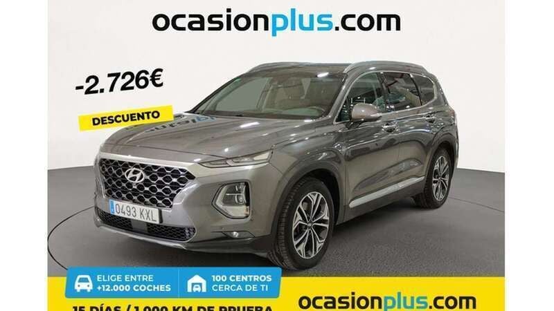 Gris Usado 2019 Hyundai Santa Fe Style SUV | 27.264 € (Un poco caro) - Imagen 1/4