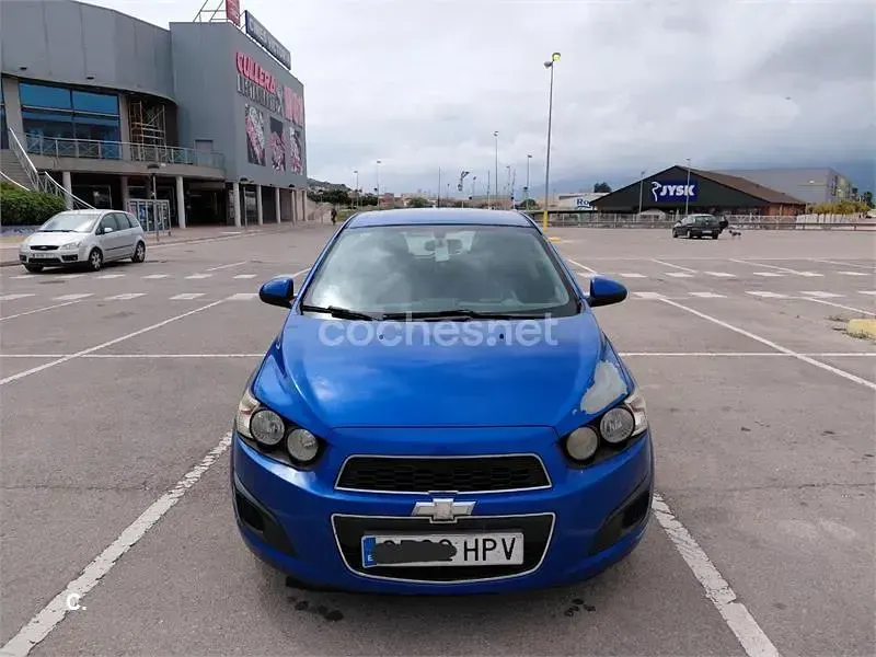 Usado Chevrolet Aveo LT 95 CV (69 kW) 2013 Azul Berlina
