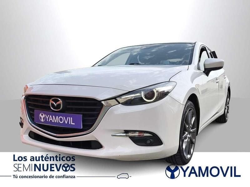 Blanco Usado 2017 Mazda 3 Edition Berlina | 13.950 € (Buen precio) - Imagen 1/4
