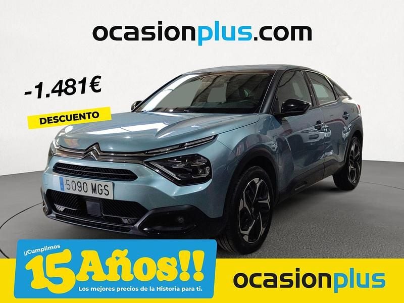 Azul Usado 2023 Citroën C4 Feel Berlina | 14.190 € (Precio justo) - Imagen 1/4