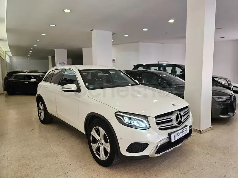Usado Mercedes GLC220 170 CV (125 kW) 2017 Blanco SUV