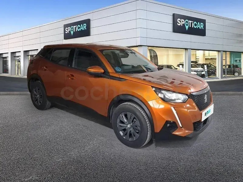 Usado Peugeot 2008 Active 110 CV (80 kW) 2021 Naranja SUV