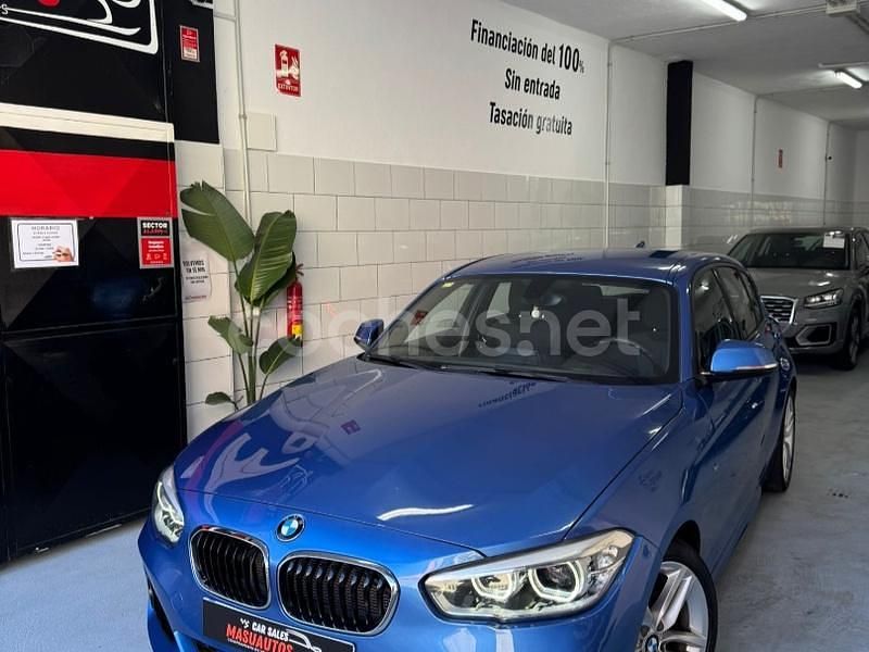 Azul Usado 2016 BMW 116 Efficient Dynamics Utilitario | 13.490 € (Precio justo) - Imagen 1/4
