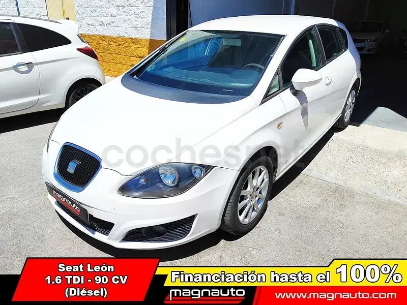 Usado Seat Leon 90 CV (66 kW) 2012 Blanco Berlina