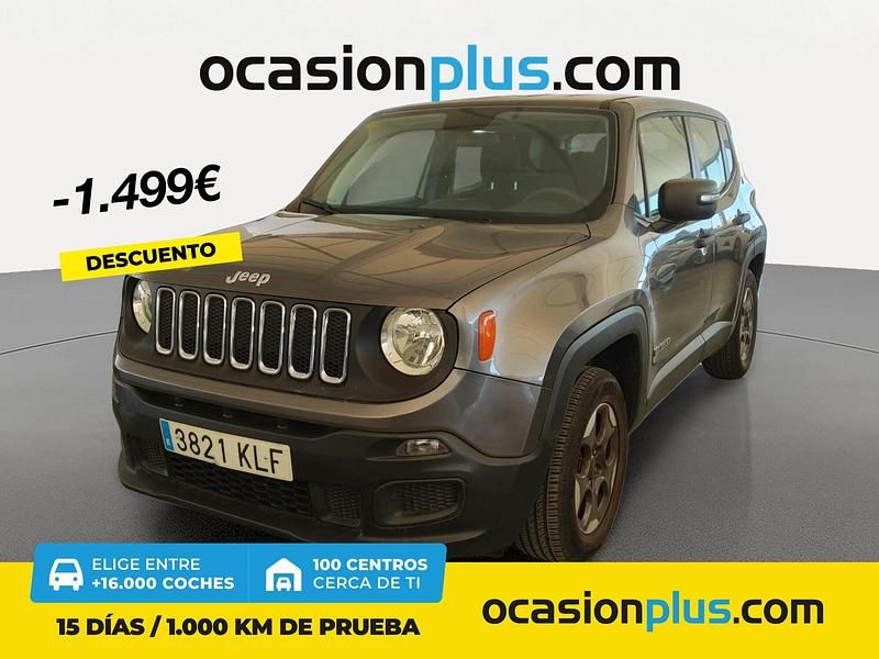 Gris Usado 2018 Jeep Renegade Sport SUV | 16.490 € (Caro) - Imagen 1/4