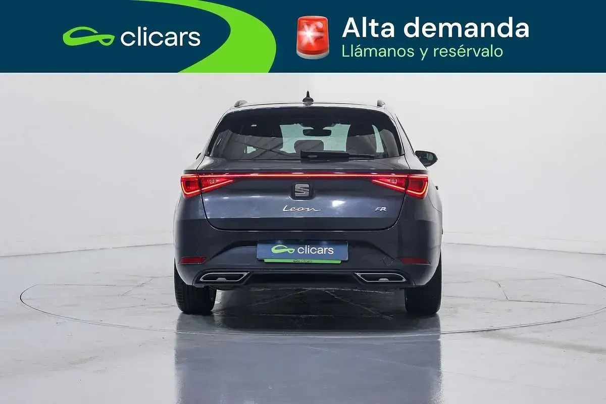 Usado Seat Leon ST FR 150 CV (110 kW) 2021 Azul Familiar