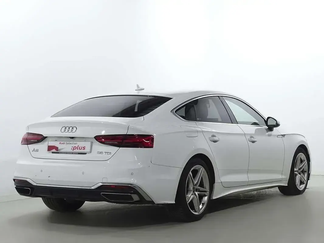 Usado Audi A5 Sportback S-Line 163 CV (119 kW) 2020 Blanco Utilitario