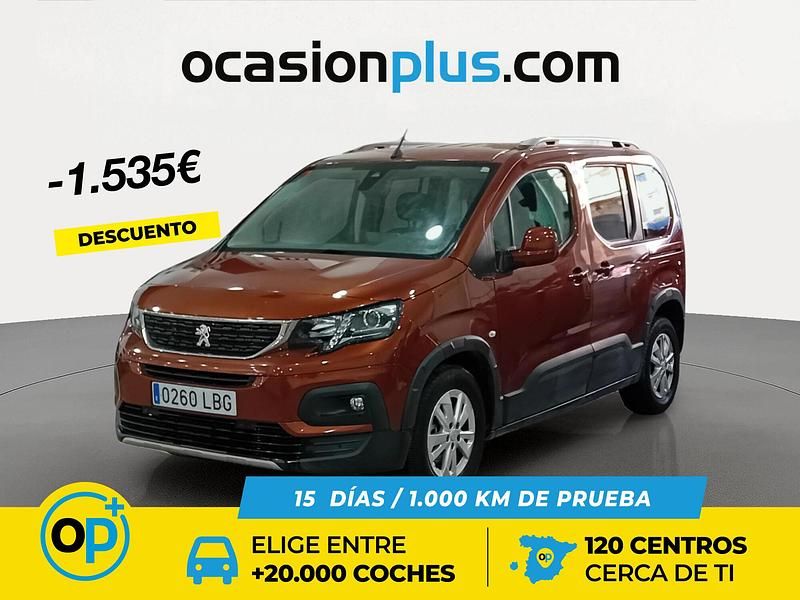 Usado Peugeot Rifter Allure 130 CV (95 kW) 2019 Marrón Monovolumen