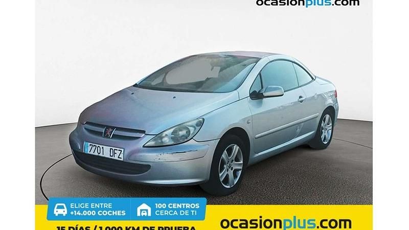 Gris Usado 2005 Peugeot 307 CC Descapotable | 2300 € (Super precio) - Imagen 1/4