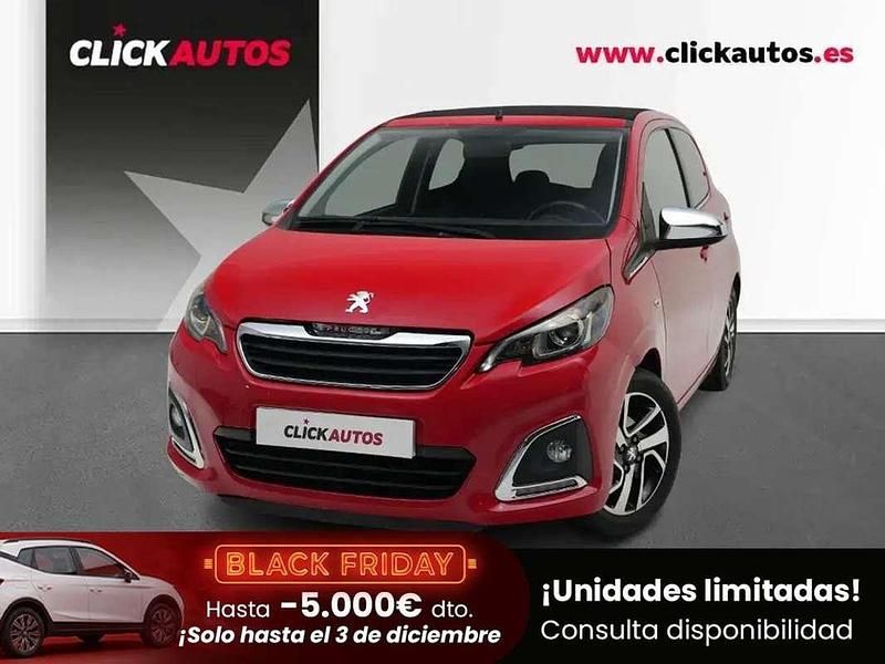 Rojo Usado 2021 Peugeot 108 Allure Utilitario | 7750 € (Buen precio) - Imagen 1/4