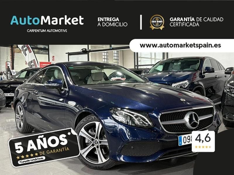 Azul Usado 2019 Mercedes E220 Coupe | 33.900 € (Buen precio) - Imagen 1/4