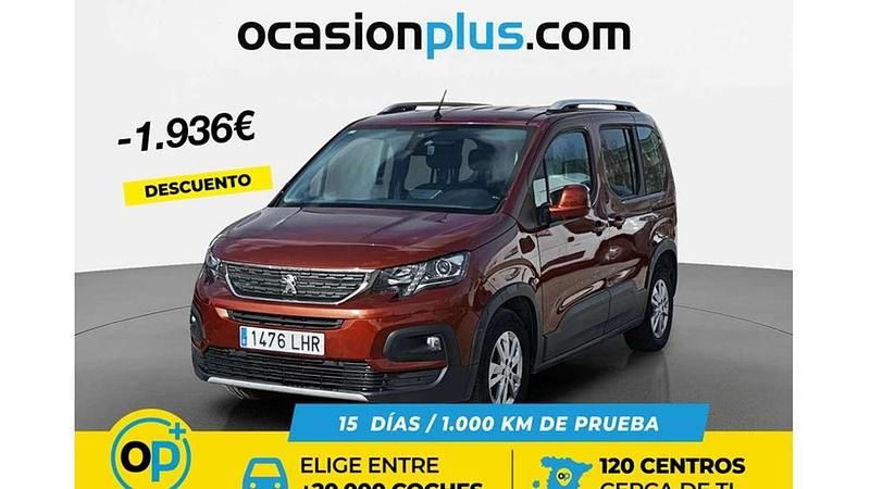 Usado Peugeot Rifter Allure 131 CV (96 kW) 2020 Marrón Monovolumen