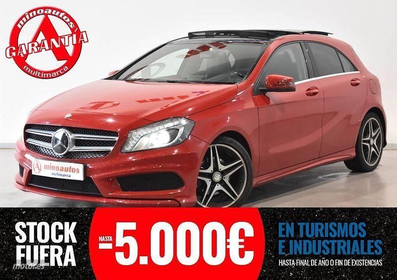 Rojo Usado 2015 Mercedes A180 AMG line Utilitario | 13.900 € (Precio justo) - Imagen 1/4