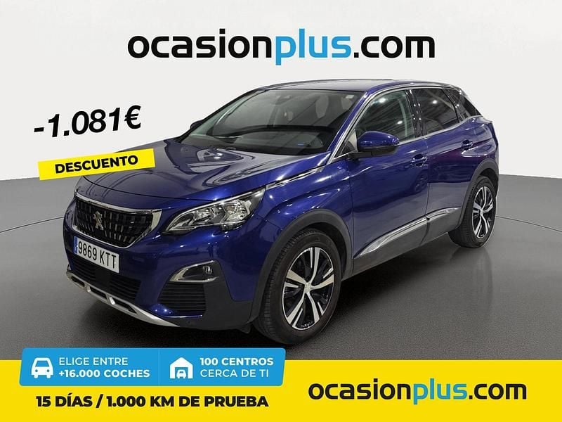 Azul Usado 2019 Peugeot 3008 Allure Recogida | 11.900 € (Super precio) - Imagen 1/4