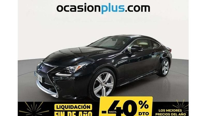 Negro Usado 2016 Lexus RC300h Executive Line Coupe | 23.690 € (Precio justo) - Imagen 1/4