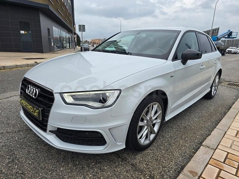Usado Audi A3 S-Line 150 CV (110 kW) 2014 Blanco Berlina