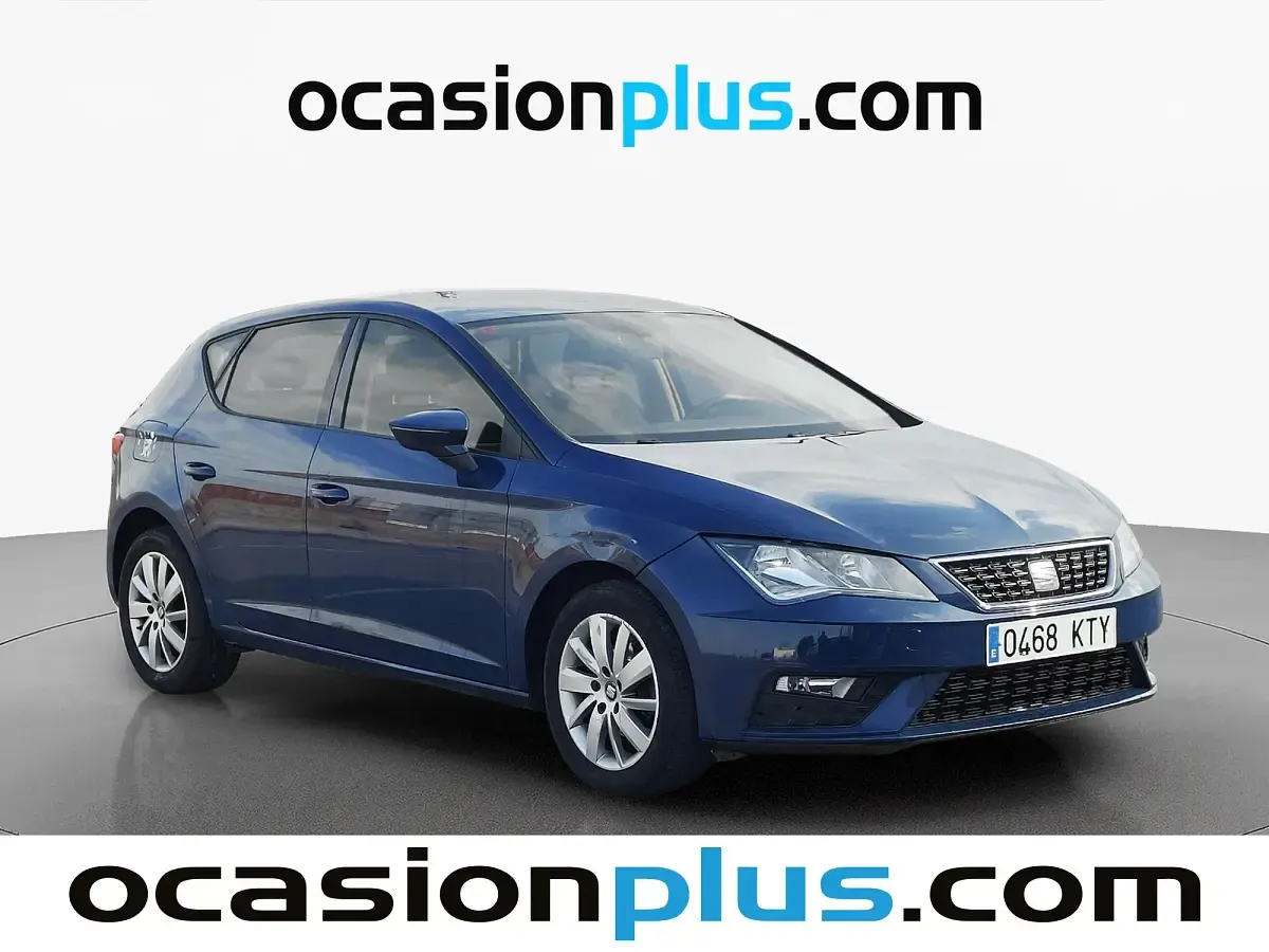 Usado Seat Leon Reference 116 HP (85 kW) 2019 Azul Citadino