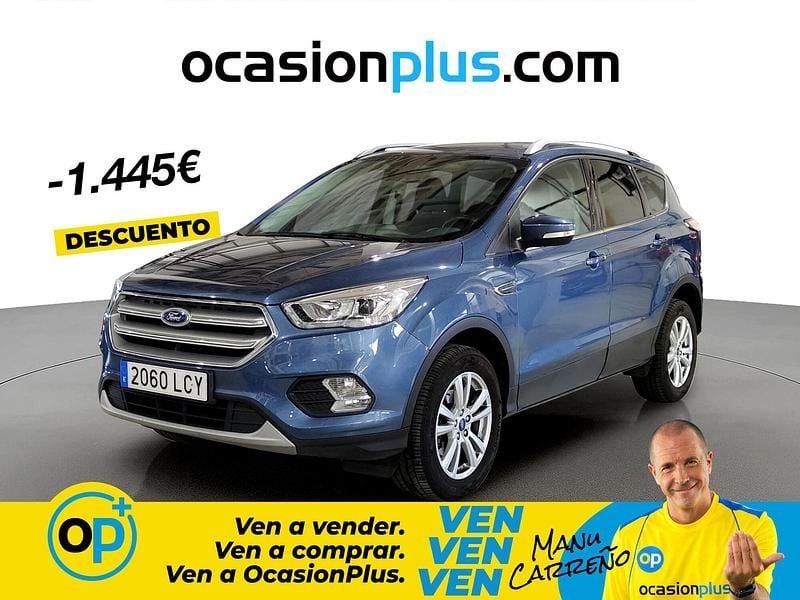 Usado Ford Kuga Trend+ 120 HP (88 kW) 2019 Azul SUV