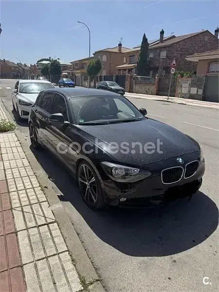 Usado BMW 114 102 CV (75 kW) 2014 Negro Utilitario