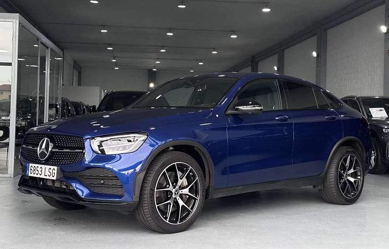 Azul Usado 2021 Mercedes GLC300 SUV | 47.530 € (Precio justo) - Imagen 1/4