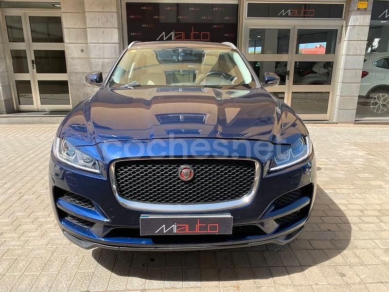 Usado Jaguar F-Pace Portfolio 300 CV (220 kW) 2017 Azul SUV