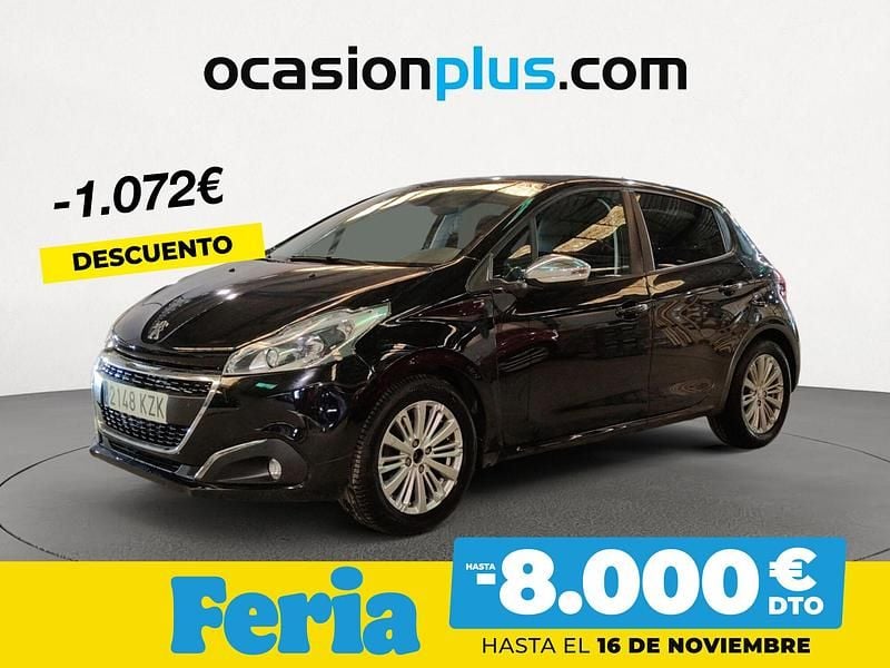 Negro Usado 2019 Peugeot 208 Signature Sky Utilitario | 7400 € (Precio justo) - Imagen 1/4