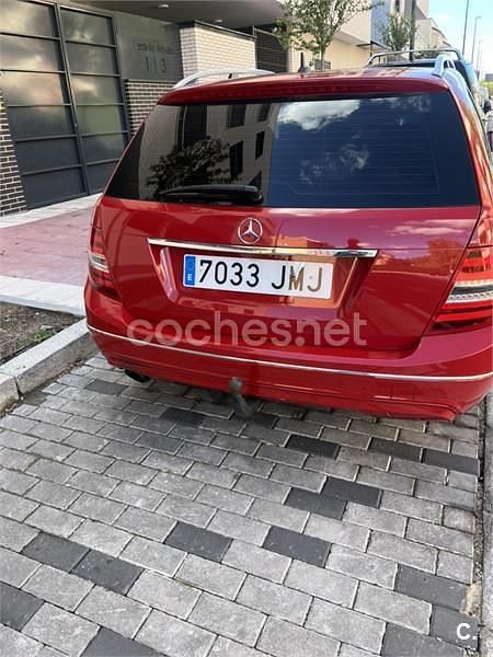 Rojo Usado 2013 Mercedes C220 Avantgarde Familiar | 10.500 € (Buen precio) - Imagen 1/1