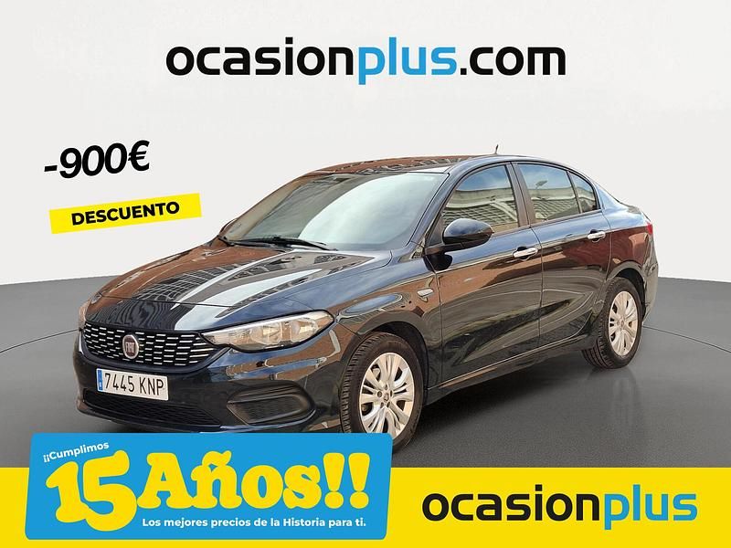 Negro Usado 2018 Fiat Tipo Easy Berlina | 9900 € (Precio justo) - Imagen 1/4