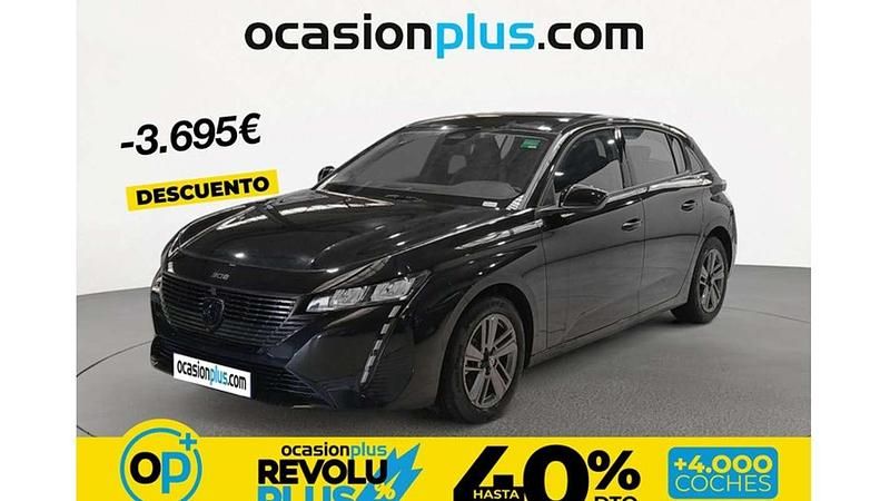 Usado Peugeot 308 Active 131 CV (96 kW) 2024 Negro Utilitario