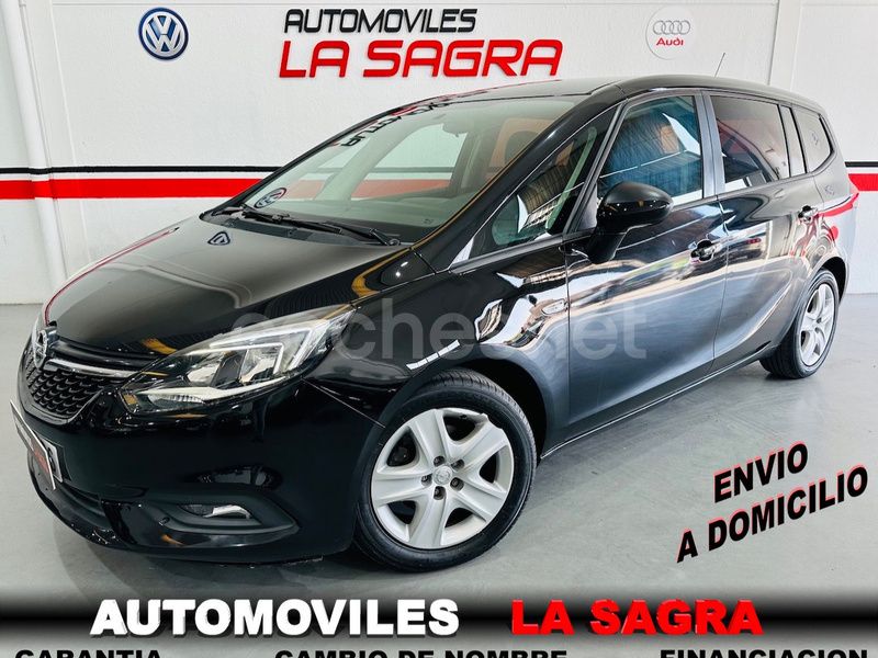 Negro Usado 2017 Opel Zafira Tourer Expression Monovolumen | 11.900 € (Precio justo) - Imagen 1/4